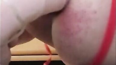 fresh thick 22 cm lengthy vibrating cock destroys my chocolate hole - 7 image