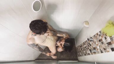 Taking a shower with Kendra Romans, a hot Latin transgender angel - 3 image