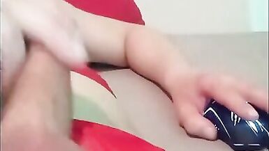 jerking off and whipping won't let go of wanting to cum - 13 image