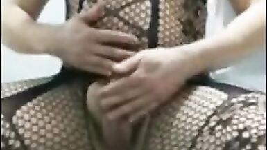 Patty crossdresser Bodystocking compilation - 2 image