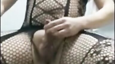 Patty crossdresser Bodystocking compilation - 3 image