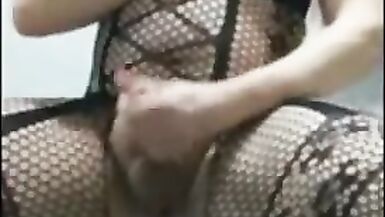 Patty crossdresser Bodystocking compilation - 4 image