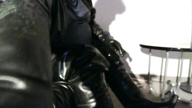 perv latex bessy ,inflatable sex toy,a-hole riding POV ,rubberboot gasmask take up with the tongue - 7 image