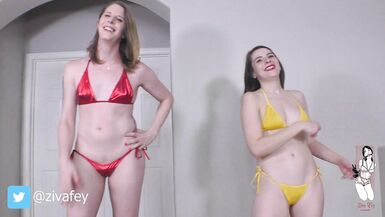 Ziva And Cassie Stomach Punch Swap! U Do Not Want To Miss Out On This If U Love Abdomen Punching!! - 15 image