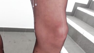 My sissy task , wet hose with different juices - 10 image