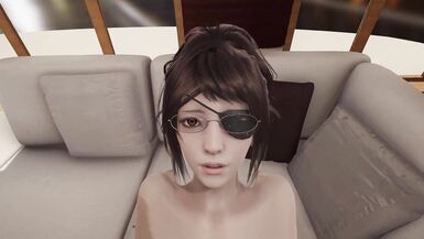 Mikasa enjoys it with her futanari cock in hanji futanari's vagina - 4 image