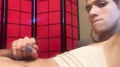 Silly Fit Small Hung Latin Babe Edges Then Huge jizz flow! - 10 image