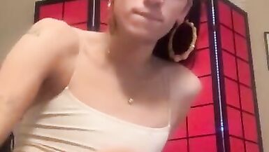 Silly Fit Small Hung Latin Babe Edges Then Huge jizz flow!