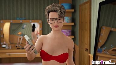 Hawt shelady and her hetero ally turn tricks at the undress club