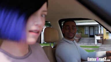 Hot white trans angel receives drilled valuable by her stepfather - 6 image