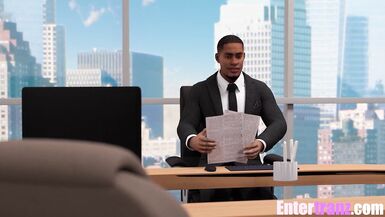 BBC boss spanks his LARGE BUTT trans secretary. - 3 image