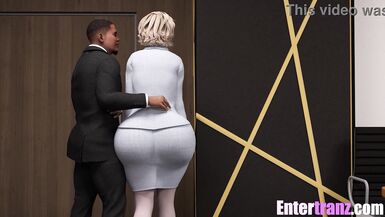 BBC boss spanks his LARGE BUTT trans secretary. - 6 image