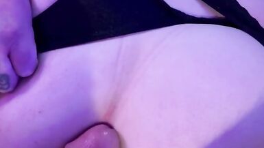 Shelady acquires played with from behind then stufffed with a large dick - 15 image