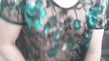 Femboy whore rides vibrator and eats own cum - 15 image