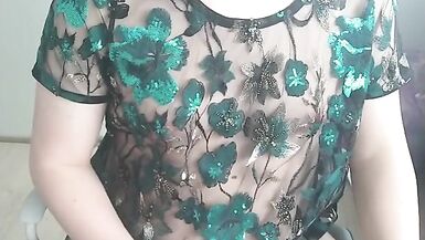 Femboy whore rides vibrator and eats own cum - 2 image