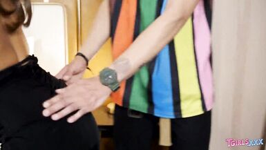 T-GIRLS XXX: Alizay Hotty A-Hole-Stuffed - 4 image