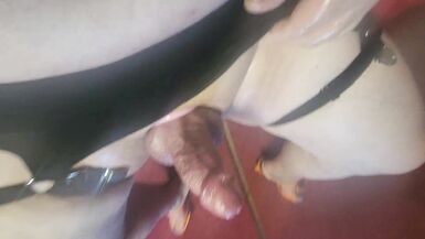 Waking Up and Jerking Off My Hard Sissy Love Button - 12 image