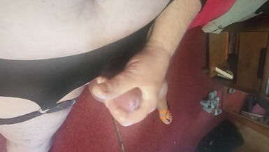 Waking Up and Jerking Off My Hard Sissy Love Button - 15 image