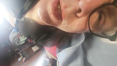 Waking Up and Jerking Off My Hard Sissy Love Button - 6 image