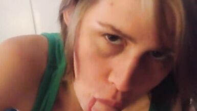 Pre Transition FTM Sucks My Cock Previous To Surgery - 10 image