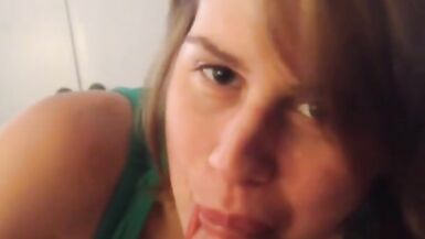 Pre Transition FTM Sucks My Cock Previous To Surgery - 12 image