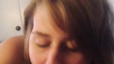 Pre Transition FTM Sucks My Cock Previous To Surgery - 2 image