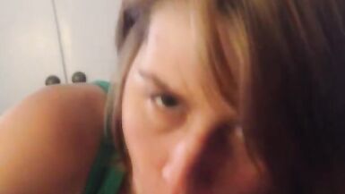 Pre Transition FTM Sucks My Cock Previous To Surgery - 5 image