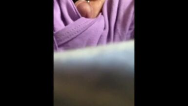 FTM TRANS lad plays with his Tdick no cum