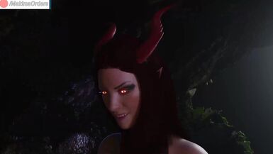 Ciri Bonks with Shemale Hentai Succubus