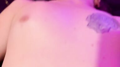 Hot T-Angel Cumming whilst getting railed on her back