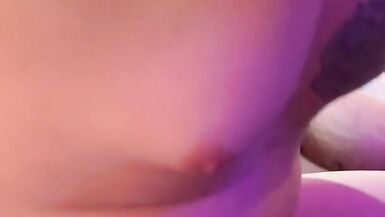 Hawt T-Angel Rides my Large white dick - 8 image