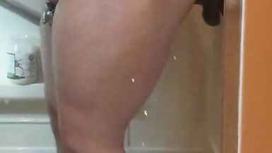 pumping my plump wazoo with bbc vibrator - 6 image