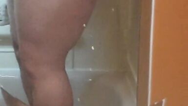 pumping my plump wazoo with bbc vibrator - 9 image