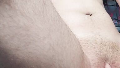 Trans Legal Age Teenager Bonks Himself On Treadmill and Squirts! - 7 image