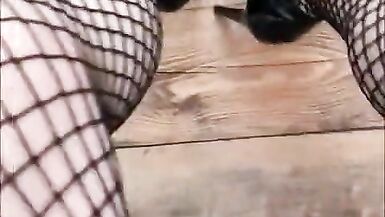 hawt enjoyment in fishnets (two) - 4 image