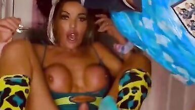 Ts Blows and receives her Gal Cock Played with! - 5 image