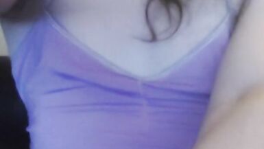 Teat play and pantie humiliation - 2 image