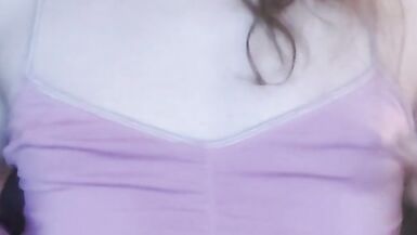 Teat play and pantie humiliation - 7 image