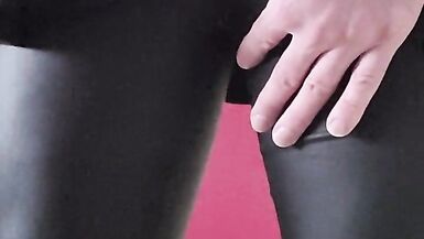 Masturbation in leggings - 12 image