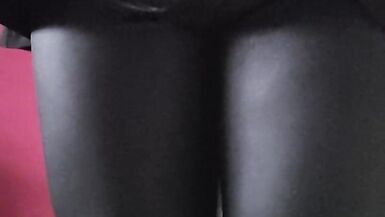 Masturbation in leggings - 4 image