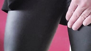 Masturbation in leggings - 6 image