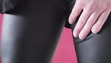 Masturbation in leggings - 8 image