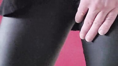 Masturbation in leggings - 9 image