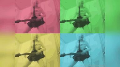 MissRose TS - A ENTIRE Lotta Rosie - ELECTRIC Guitar LADY-MAN - REAL PANTOONS RockNRoll Erotic Anime - Large Cock Butt Tease Tempt - 13 image