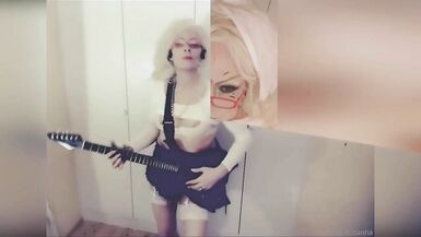 MissRose TS - A ENTIRE Lotta Rosie - ELECTRIC Guitar LADY-MAN - REAL PANTOONS RockNRoll Erotic Anime - Large Cock Butt Tease Tempt - 3 image