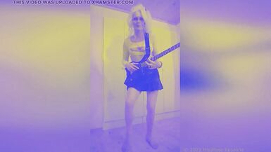MissRose TS - A ENTIRE Lotta Rosie - ELECTRIC Guitar LADY-MAN - REAL PANTOONS RockNRoll Erotic Anime - Large Cock Butt Tease Tempt - 9 image