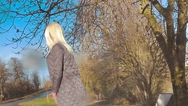 Sissy flashing outdoor - 10 image