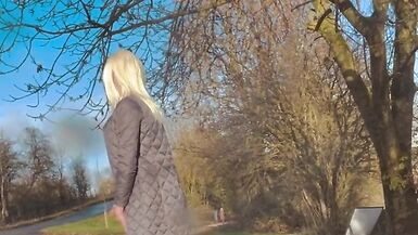 Sissy flashing outdoor - 13 image