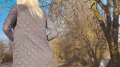 Sissy flashing outdoor - 4 image