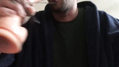 Throatfuck Myself With Some GIANT Dildos To Teach For Some Afro MonsterCocks - 12 image